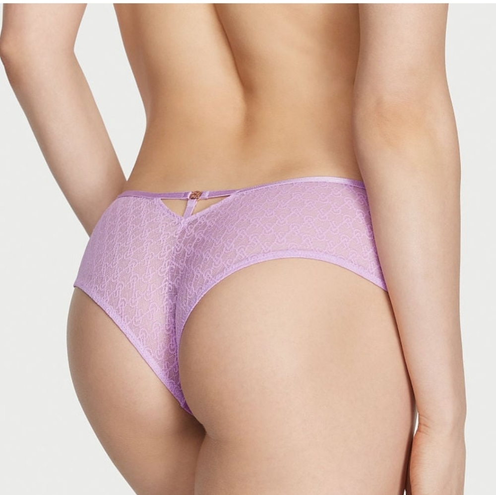 Victoria's Secret Lace Cheeky Panty sz L